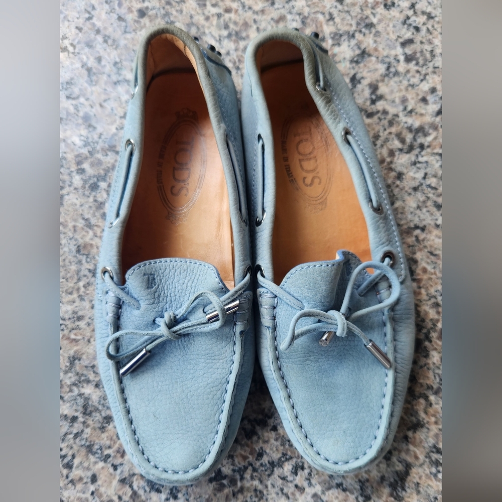 Womens Tods Leather Shoes Size 6